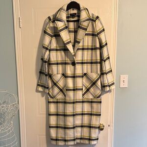 Halogen Checkered Coat